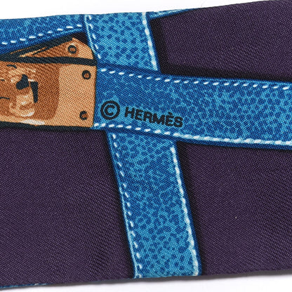 Hermes Silk Tres Kelly Twilly 3 of 4
