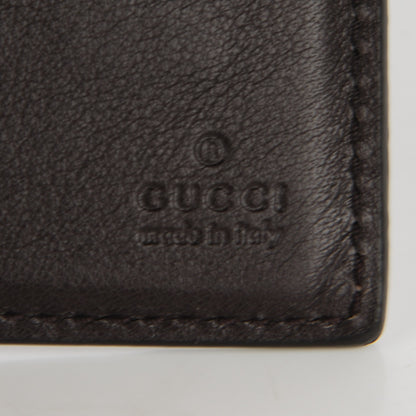 Gucci GG Supreme Monogram Bi-Fold Wallet Dark Brown 6 of 7