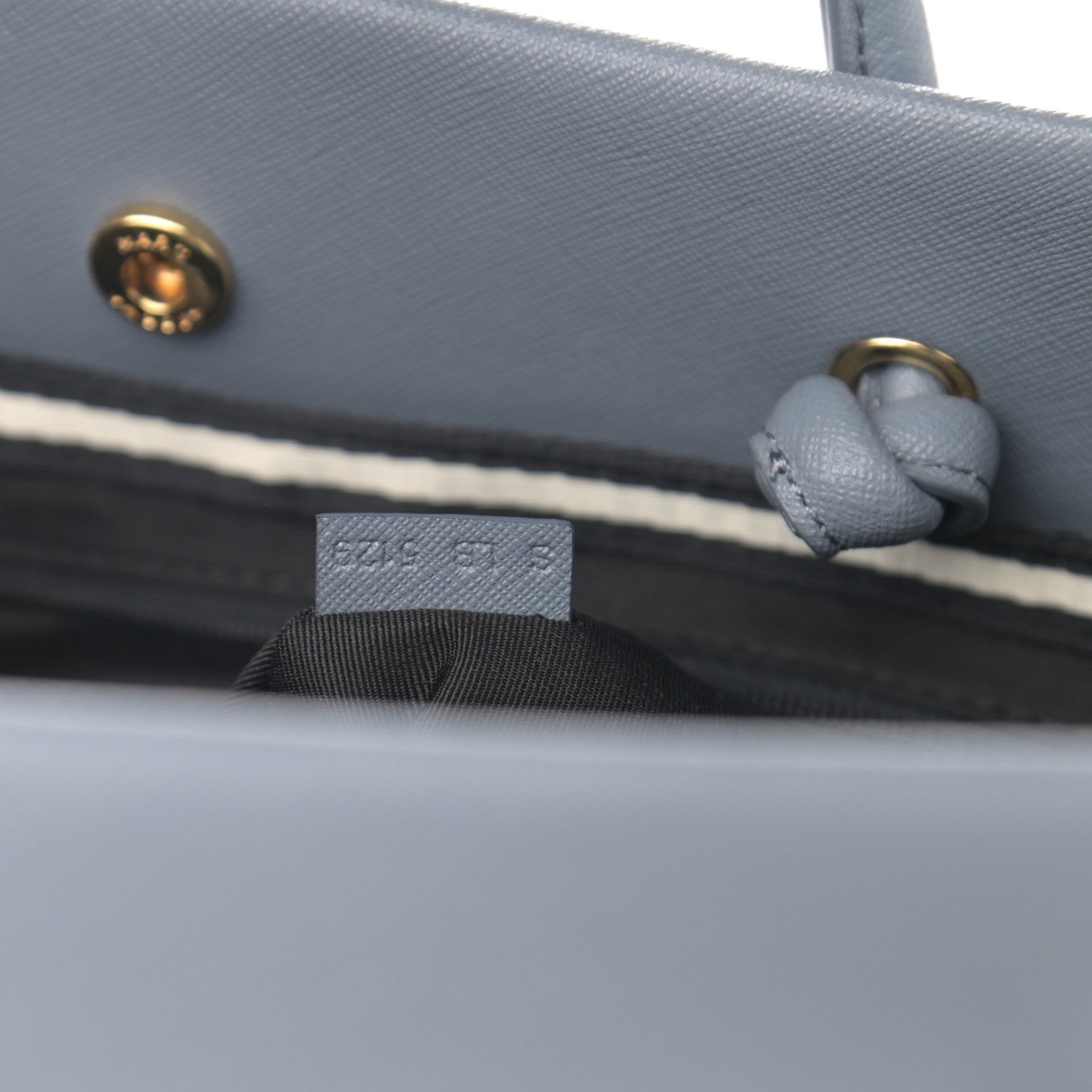 Marc Jacobs Calfskin Embossed Logo East West Shopper Tote Blue 8 of 11