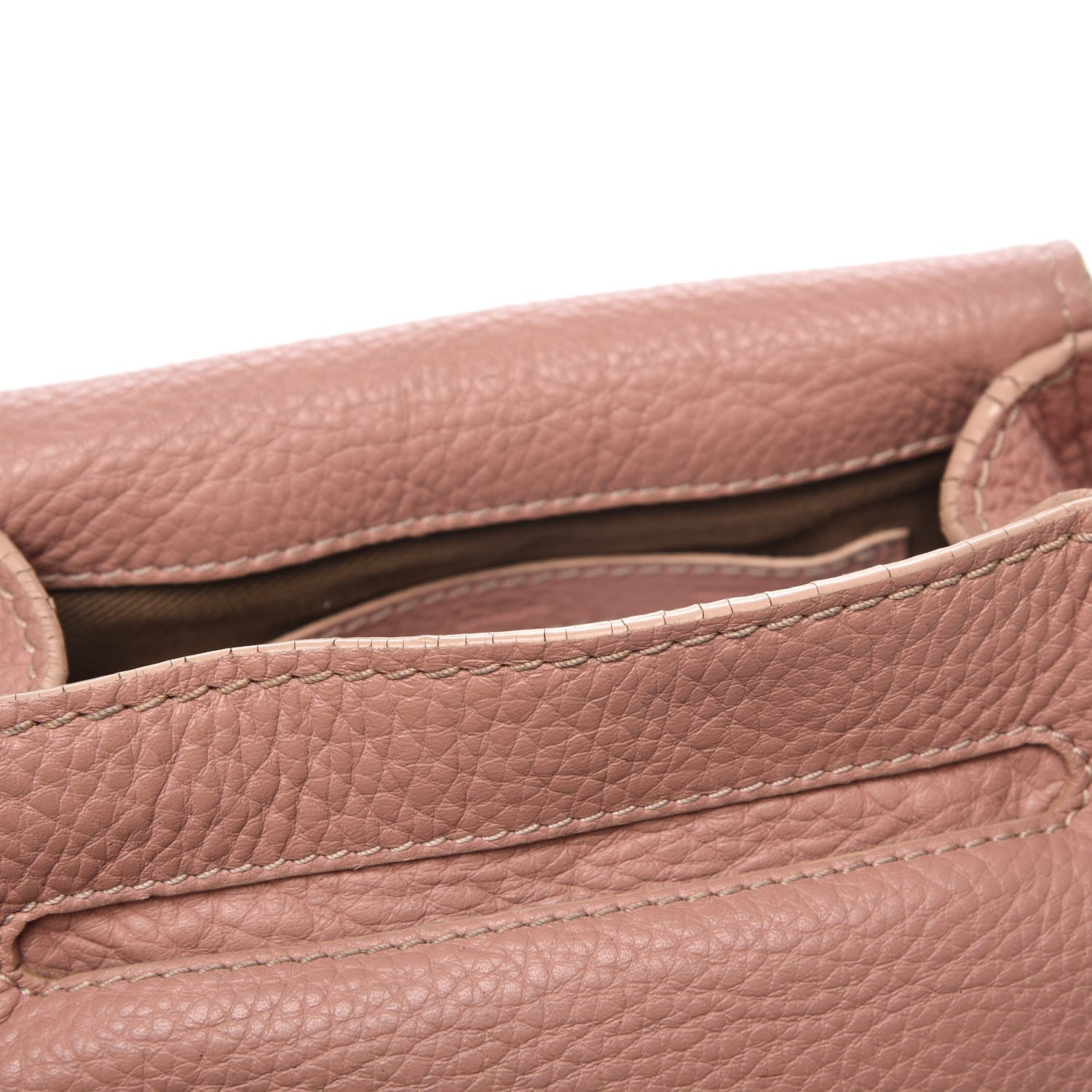 Chloe Grained Calfskin Small Marcie Saddle Bag Anemone Pink 12 of 20