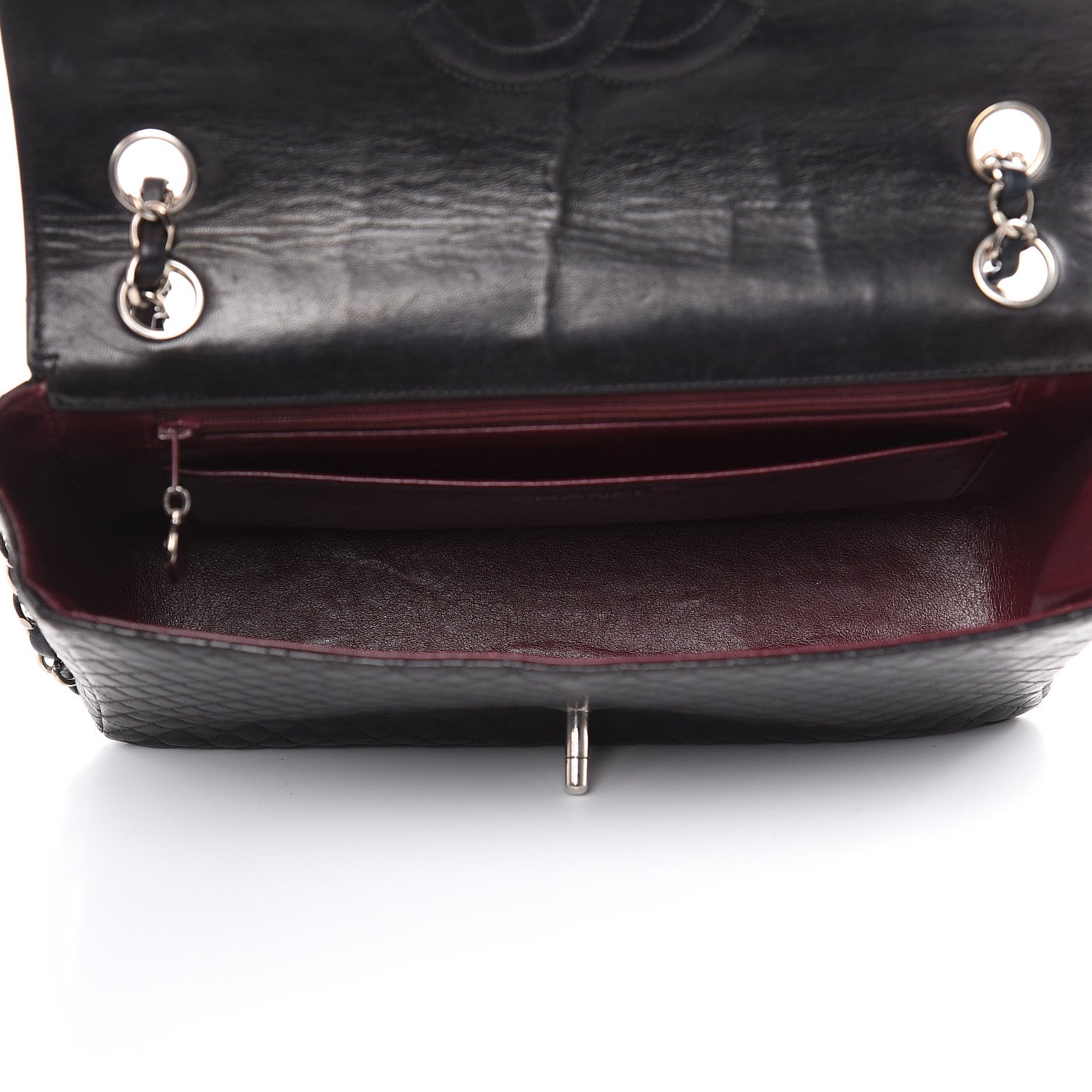 Chanel Lambskin Micro Quilted Medium Single Flap Black 5 of 16