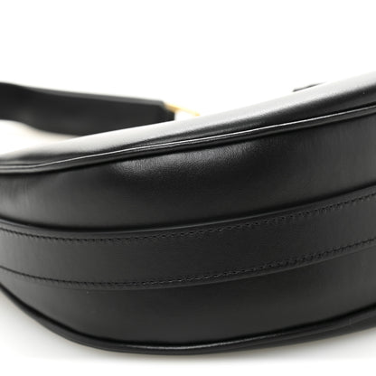 Celine Smooth Calfskin Medium Strap Ava Shoulder Bag Black 9 of 11