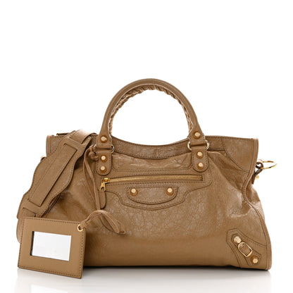 Balenciaga Agneau Giant 12 Gold Hardware City Beige Nougatine 2 of 11