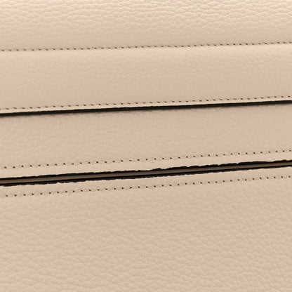 Salvatore Ferragamo Calfskin Medium Margot Top Handle Satchel Bone 12 of 12