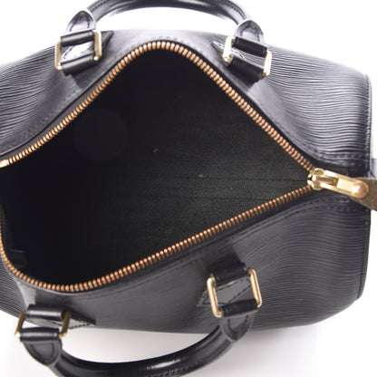 Louis Vuitton Epi Speedy 25 Black 5 of 7