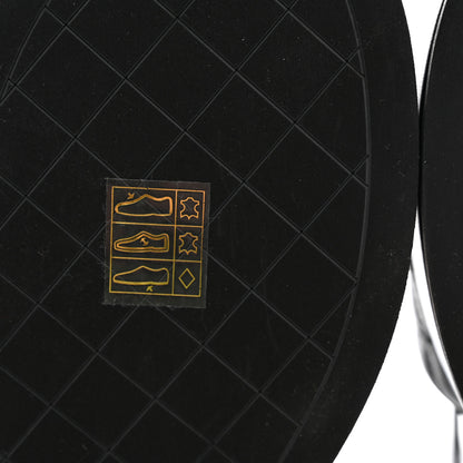 Chanel Lambskin Quilted CC Platform Sandals 39 Black 8 of 12