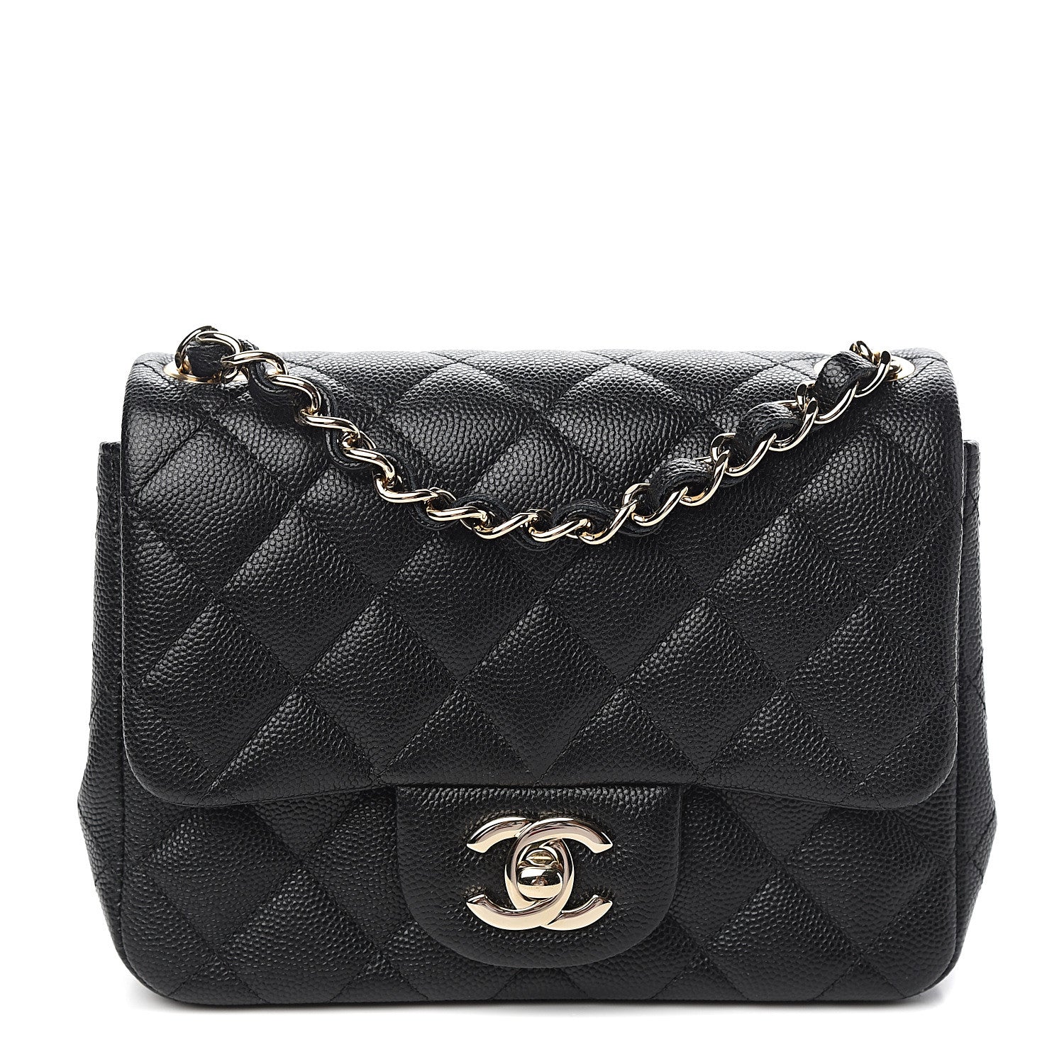 Chanel Caviar Quilted Mini Square Flap Black 1 of 9