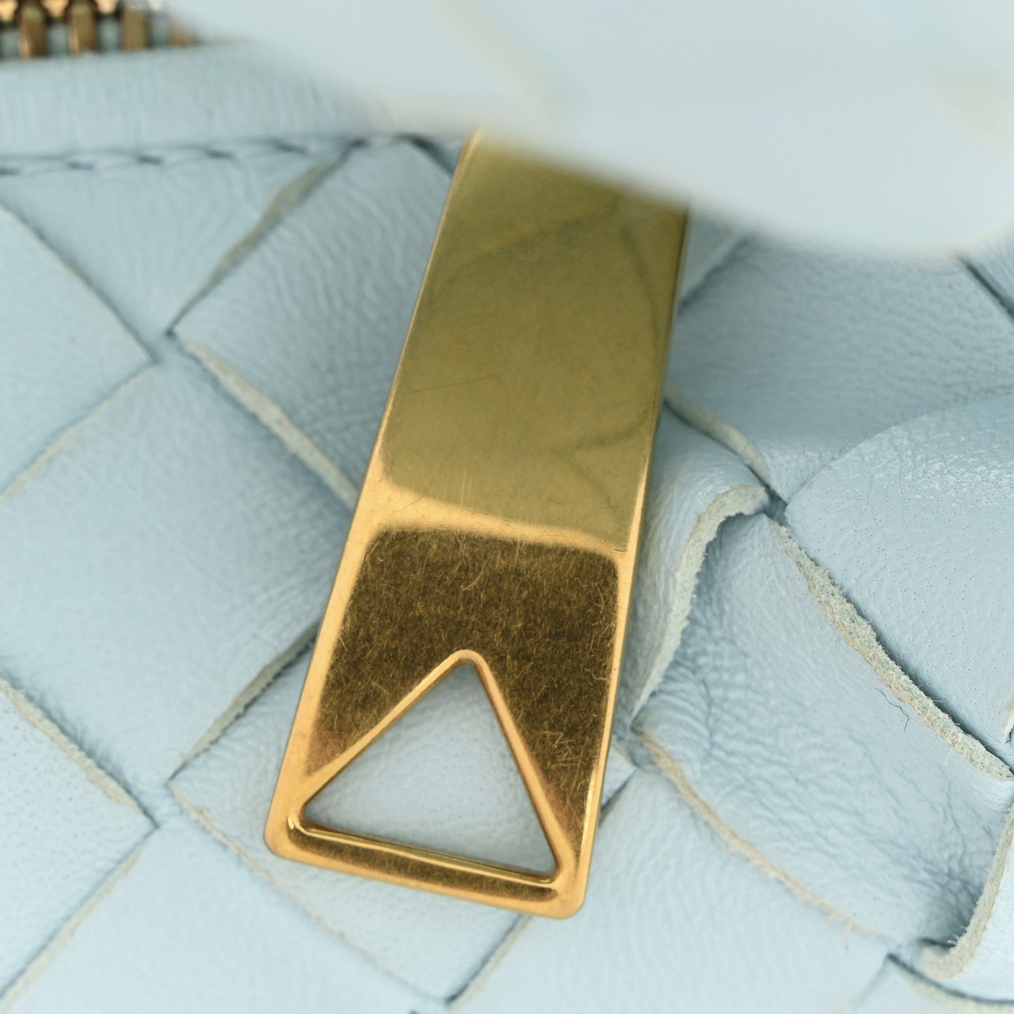Nappa Intrecciato Mini Jodie Pale Blue