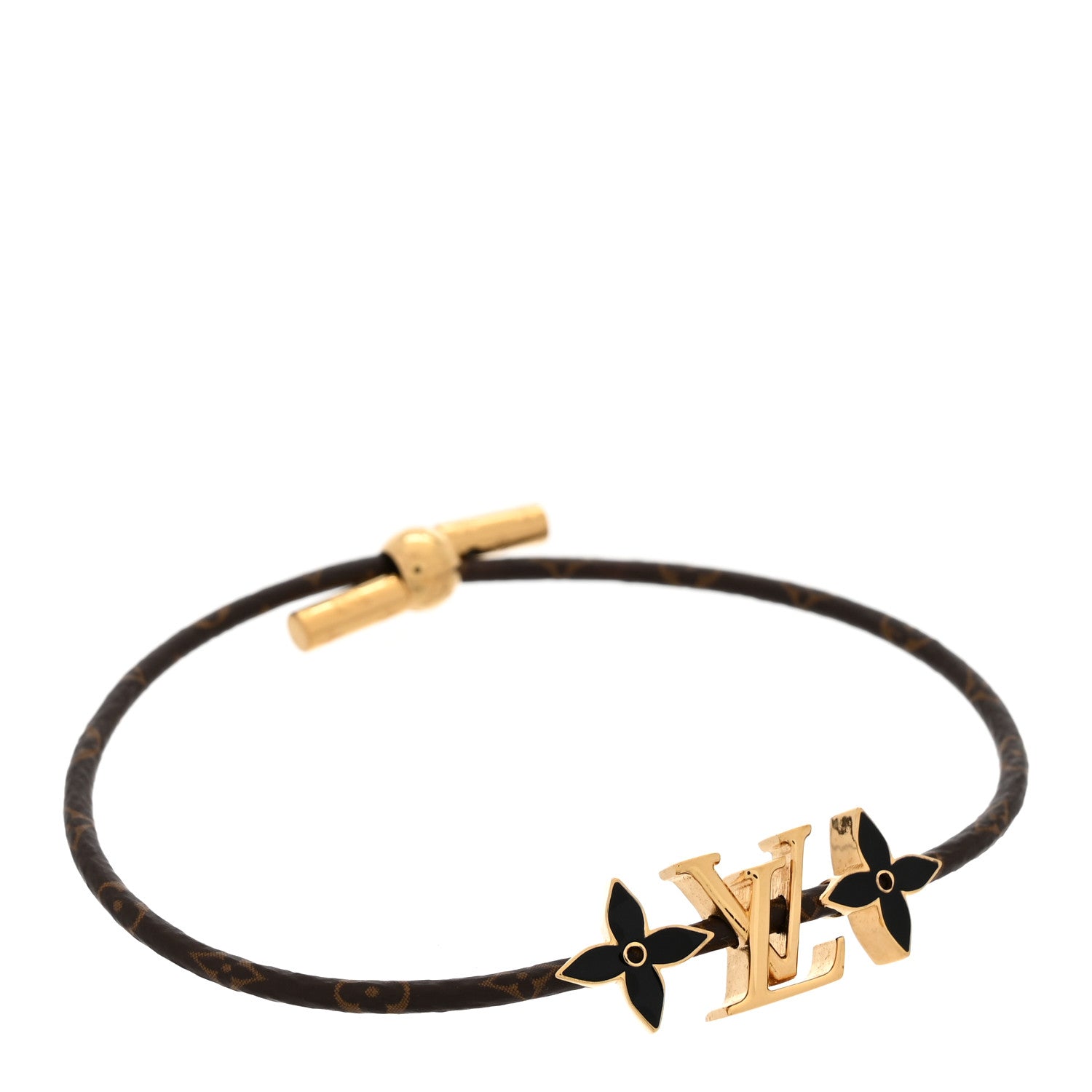 Louis Vuitton Metal Monogram LV Iconic Flower Bracelet 1 of 6