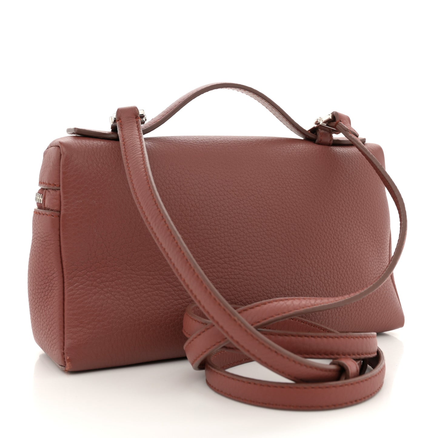 Grained Calfskin L19 Extra Pocket Pouch Kummel