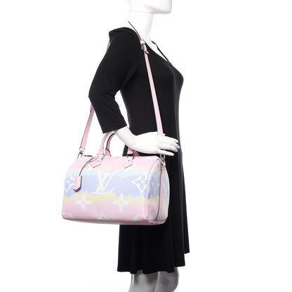Louis Vuitton Monogram Escale Speedy Bandouliere 30 Pastel 2 of 11