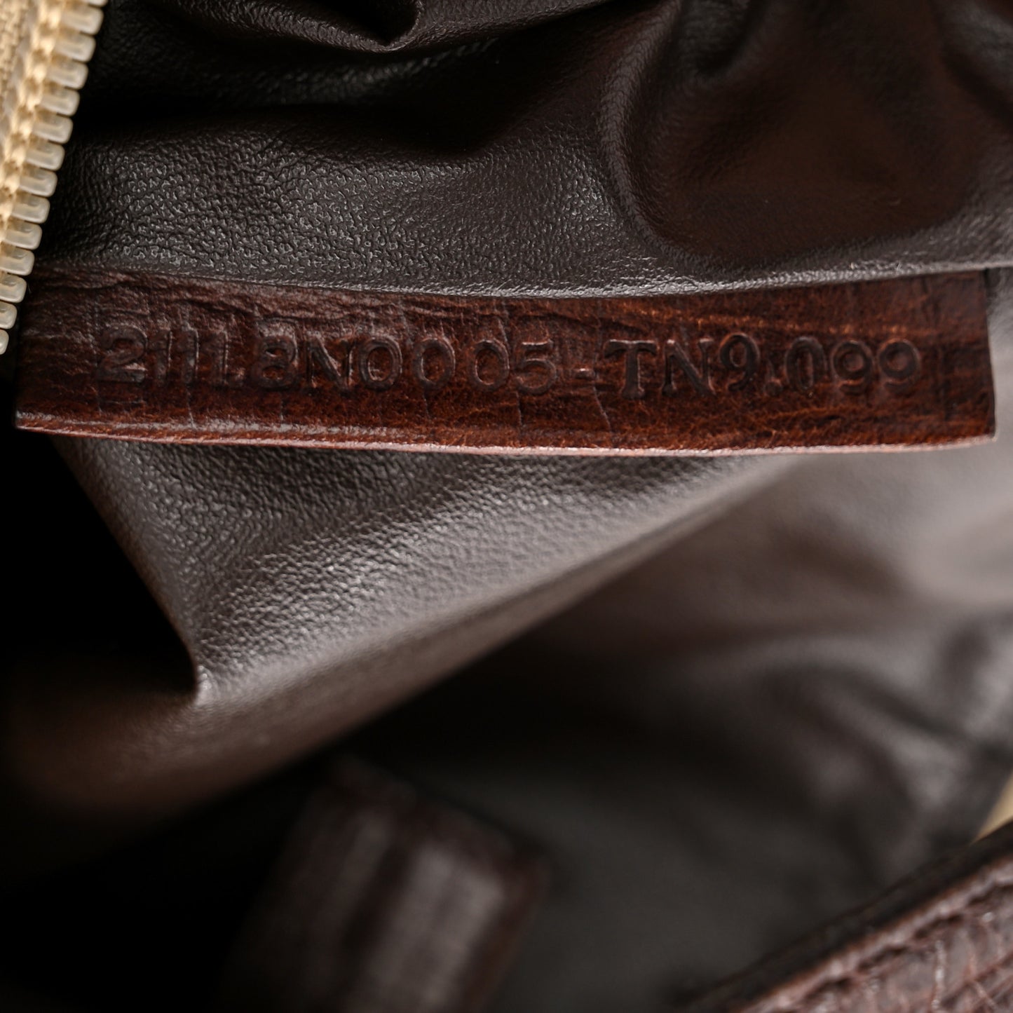 Zucchino Small Pochette Tobacco