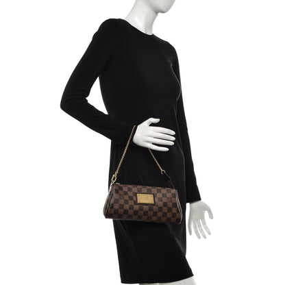 Louis Vuitton Damier Ebene Eva Clutch 2 of 8
