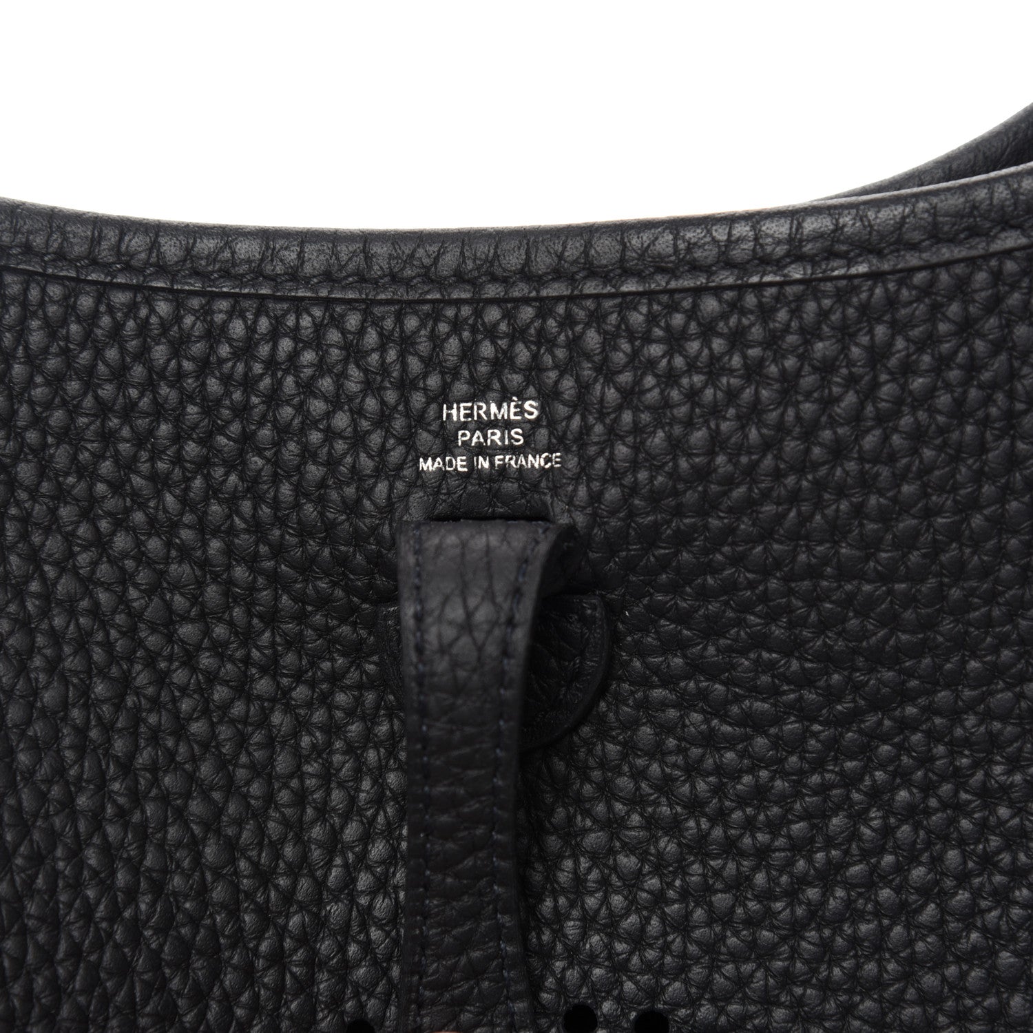 Hermes Taurillon Clemence Evelyne TPM Black 6 of 10