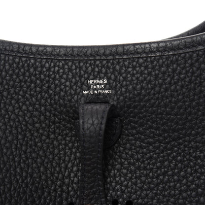Hermes Taurillon Clemence Evelyne TPM Black 6 of 10