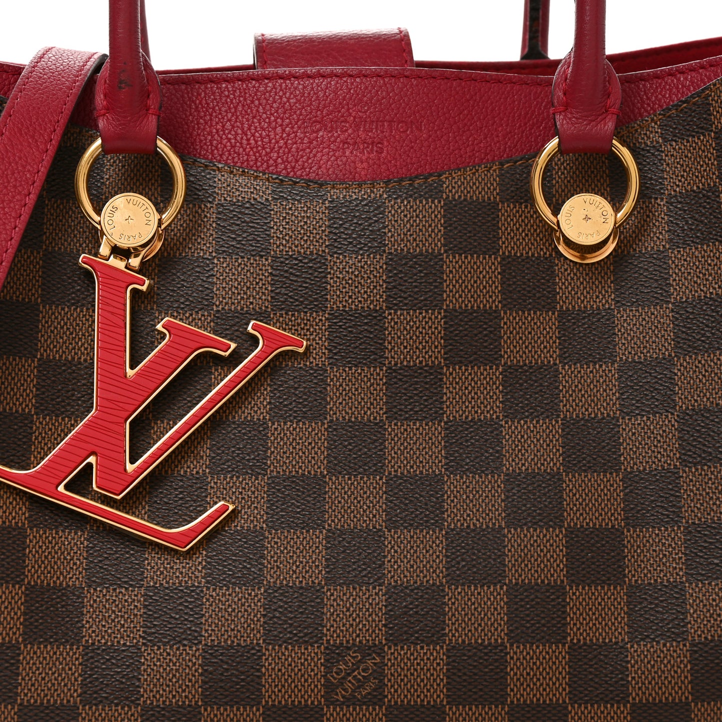 Damier Ebene LV Riverside Lie De Vin