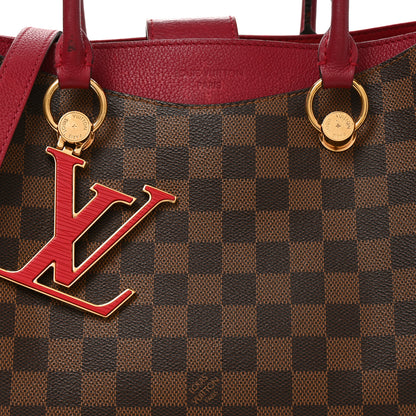Louis Vuitton Damier Ebene LV Riverside Lie De Vin 7 of 10