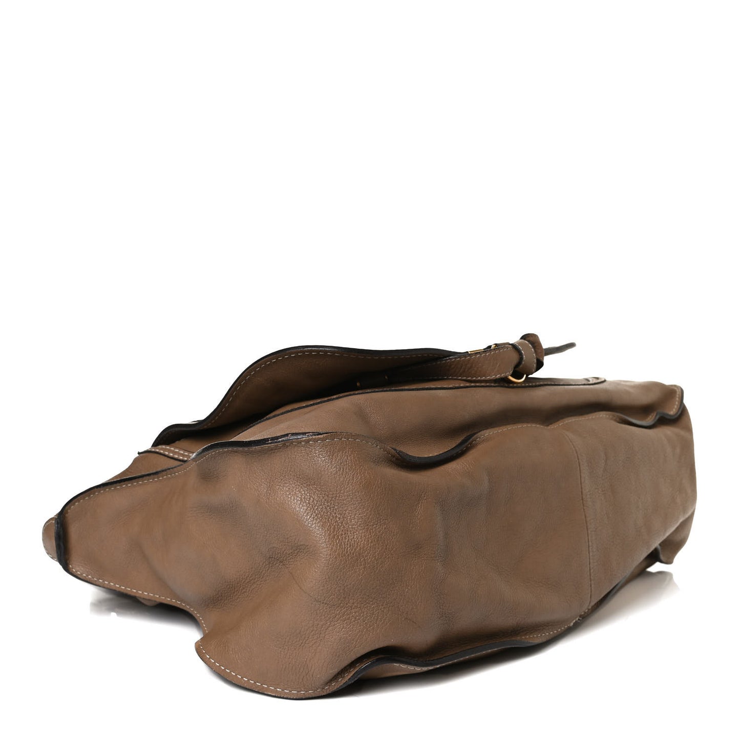 Calfskin Large Marcie Satchel Nut