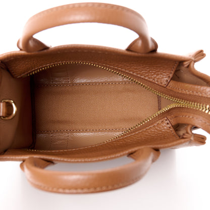 Marc Jacobs Grained Calfskin Micro The Tote Bag Argan Oil 5 of 11