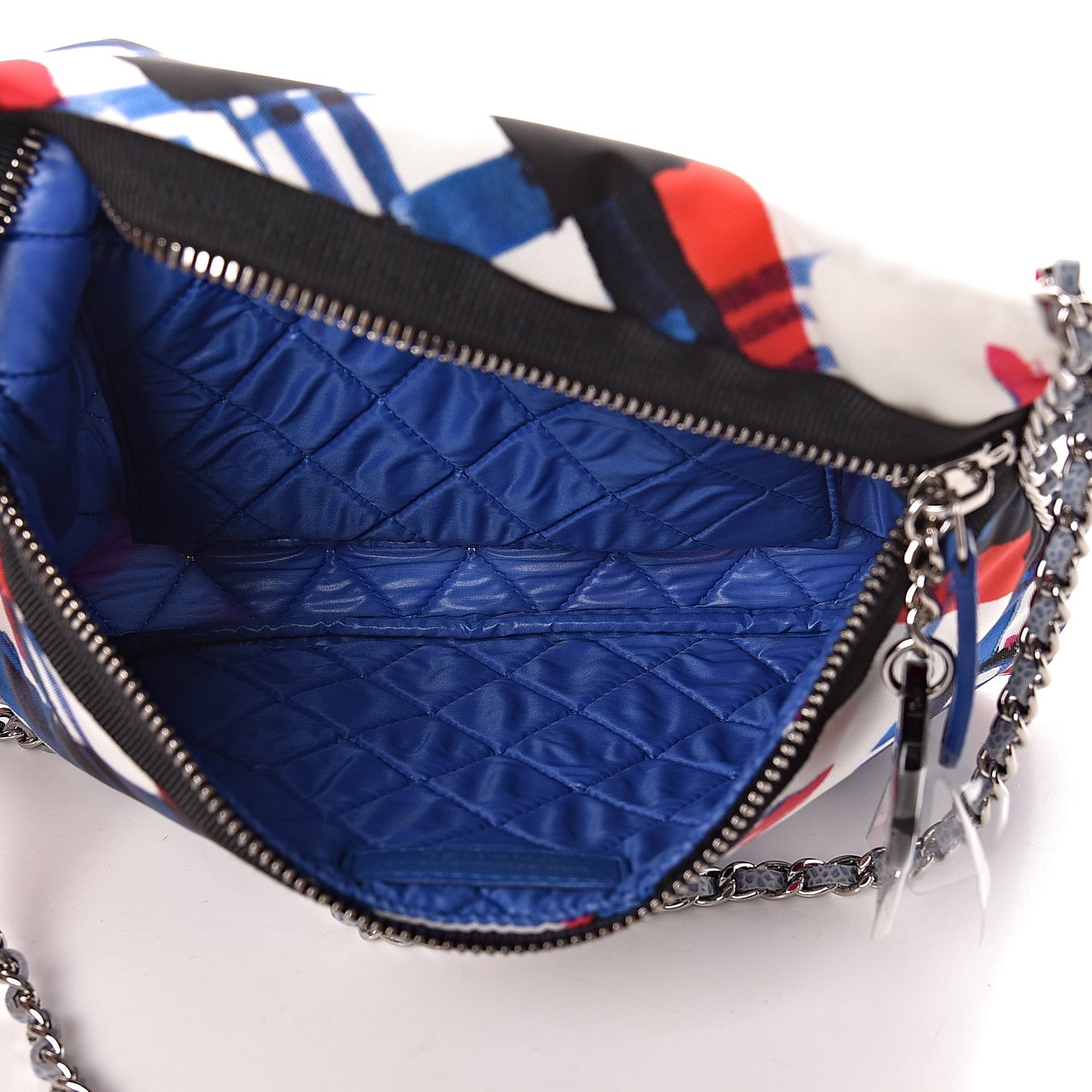 Canvas Printed Airline Crossbody Bag Multicolor
