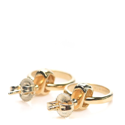 Tiffany 18K Yellow Gold Mini Paloma Picasso Melody Hoop Earrings 4 of 5