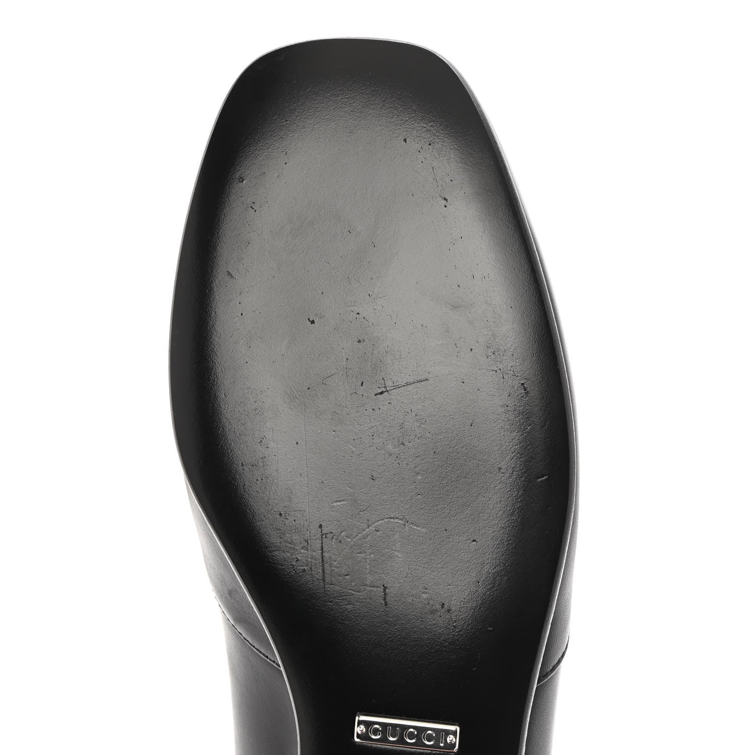 Gucci Calfskin Horsebit Loafers 36.5 Black 11 of 12