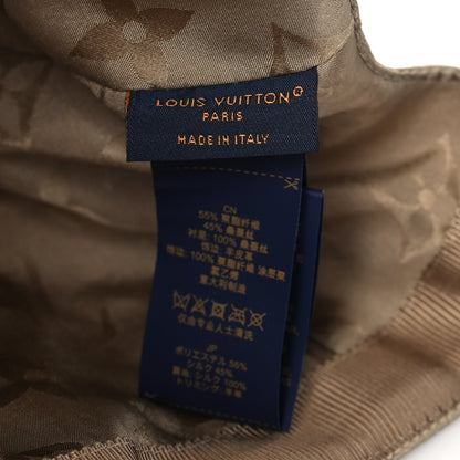 Louis Vuitton Monogram Polyester Silk LV Get Ready Cap Beige 7 of 7