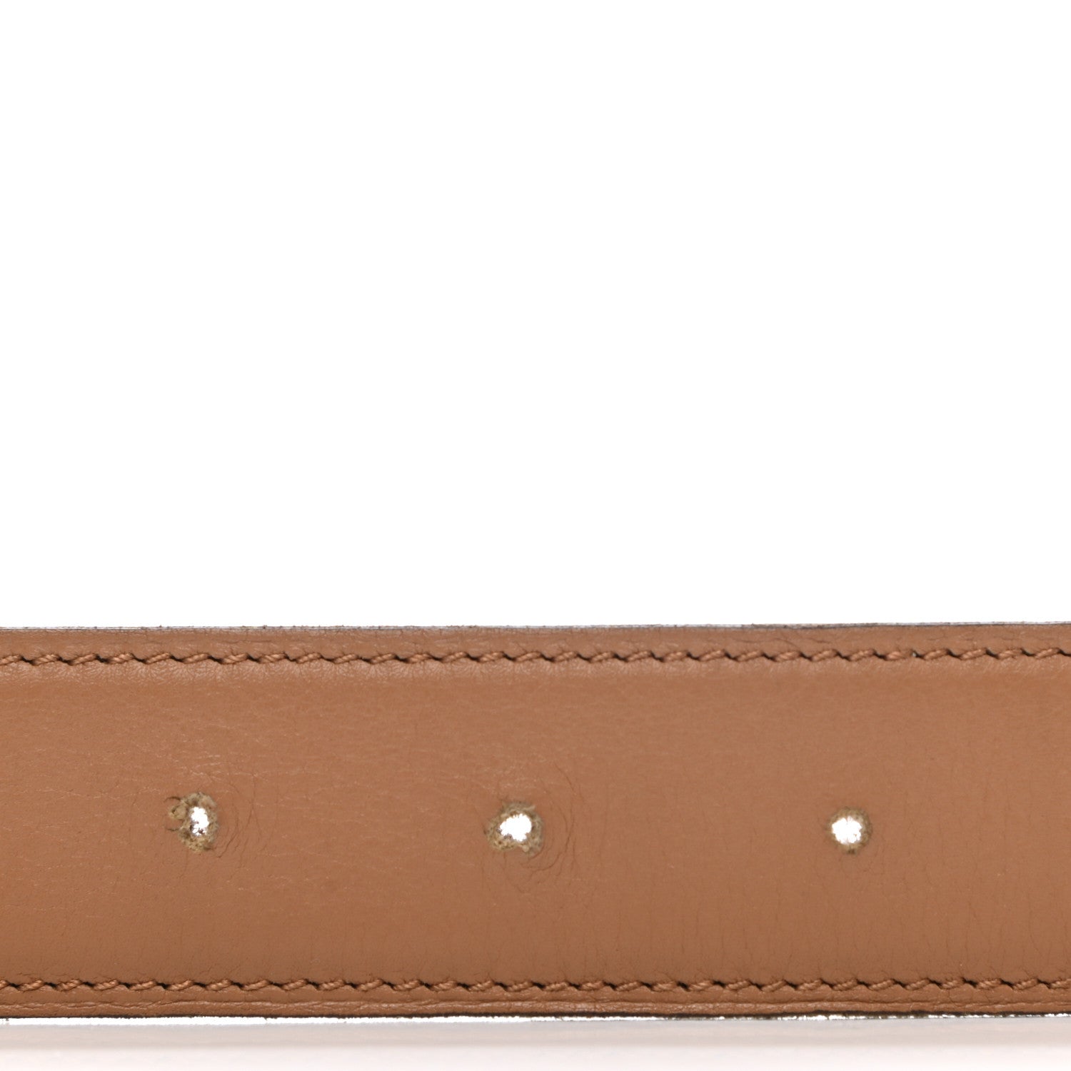 Hermes Chamonix Swift 32mm Belt Strap 90 Chocolate Biscuit 6 of 8