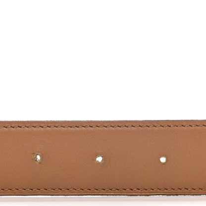 Hermes Chamonix Swift 32mm Belt Strap 90 Chocolate Biscuit 6 of 8