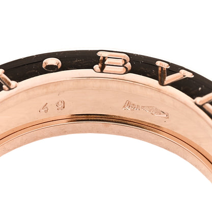 Bulgari 18K Rose Gold B.Zero1 One-Band Ring 49 5 5 of 5