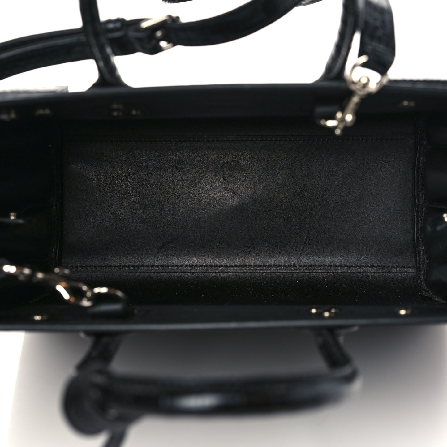 Chevre Gold Metallic Edge Hardware City Black