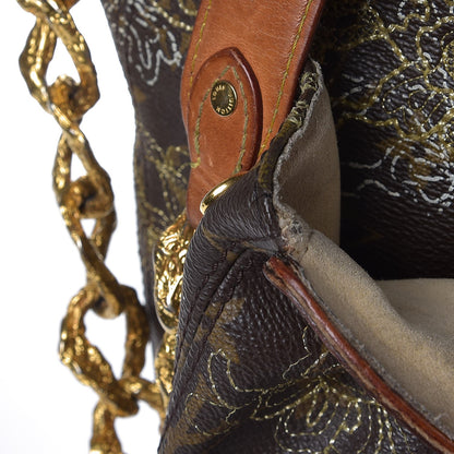 Louis Vuitton Monogram Dentelle Fersen Gold 14 of 18