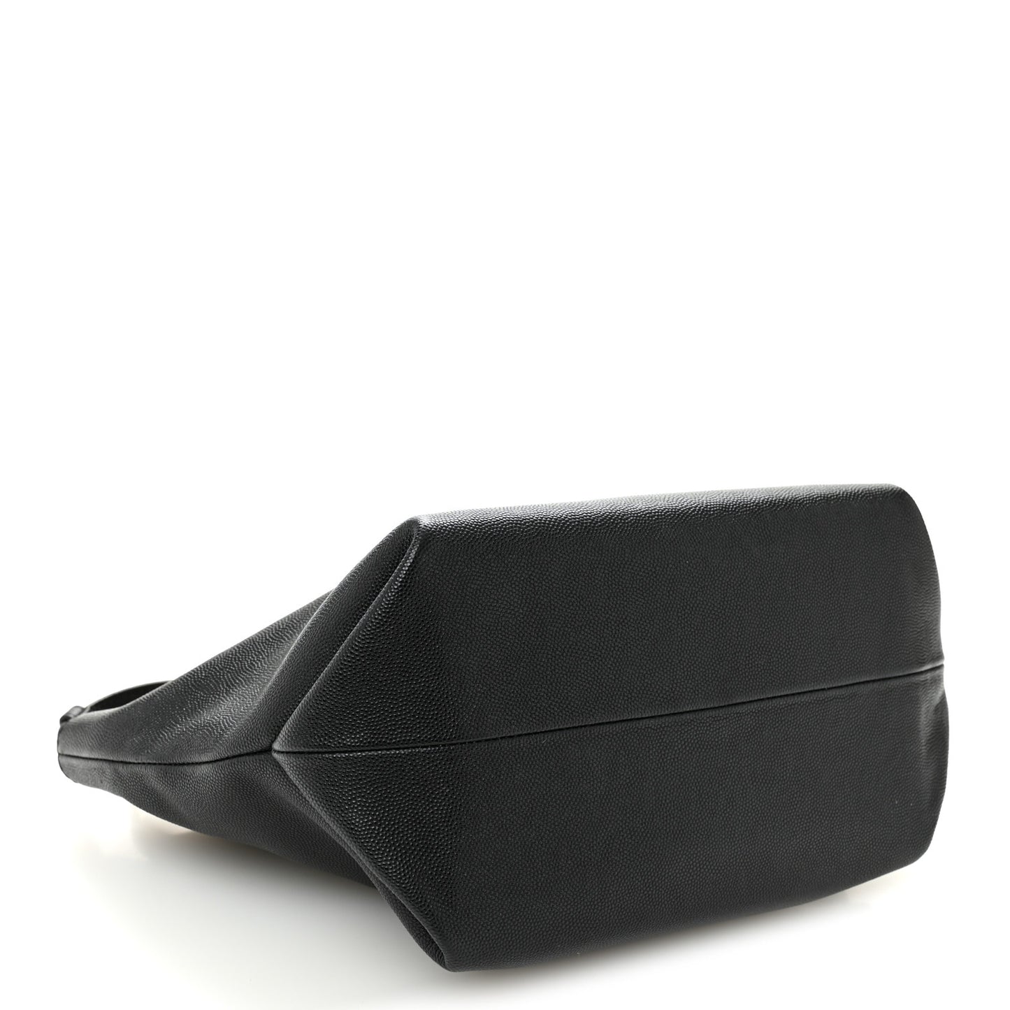Pebbled Calfskin Augusta Crossbody Black