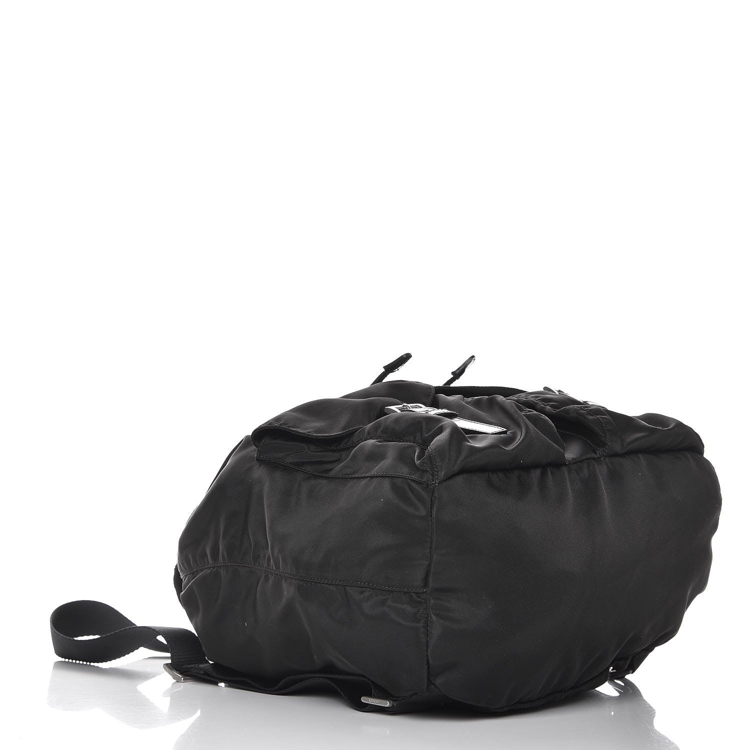 Prada Nylon Vela Medium Backpack Black 4 of 7