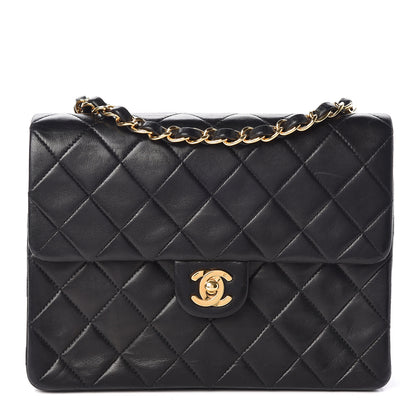 Chanel Lambskin Quilted Mini Square Flap Black 1 of 11