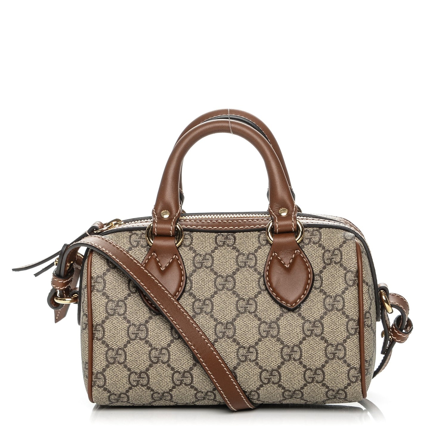 GG Supreme Monogram Mini Boston Beige Tuscany