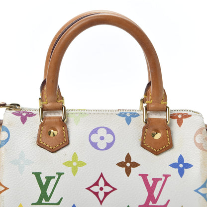 Louis Vuitton Monogram Multicolor Mini Sac HL Speedy White 7 of 7