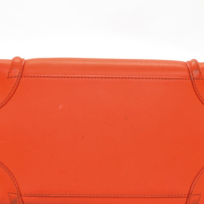 Celine Smooth Calfskin Mini Luggage Bright Orange 14 of 16