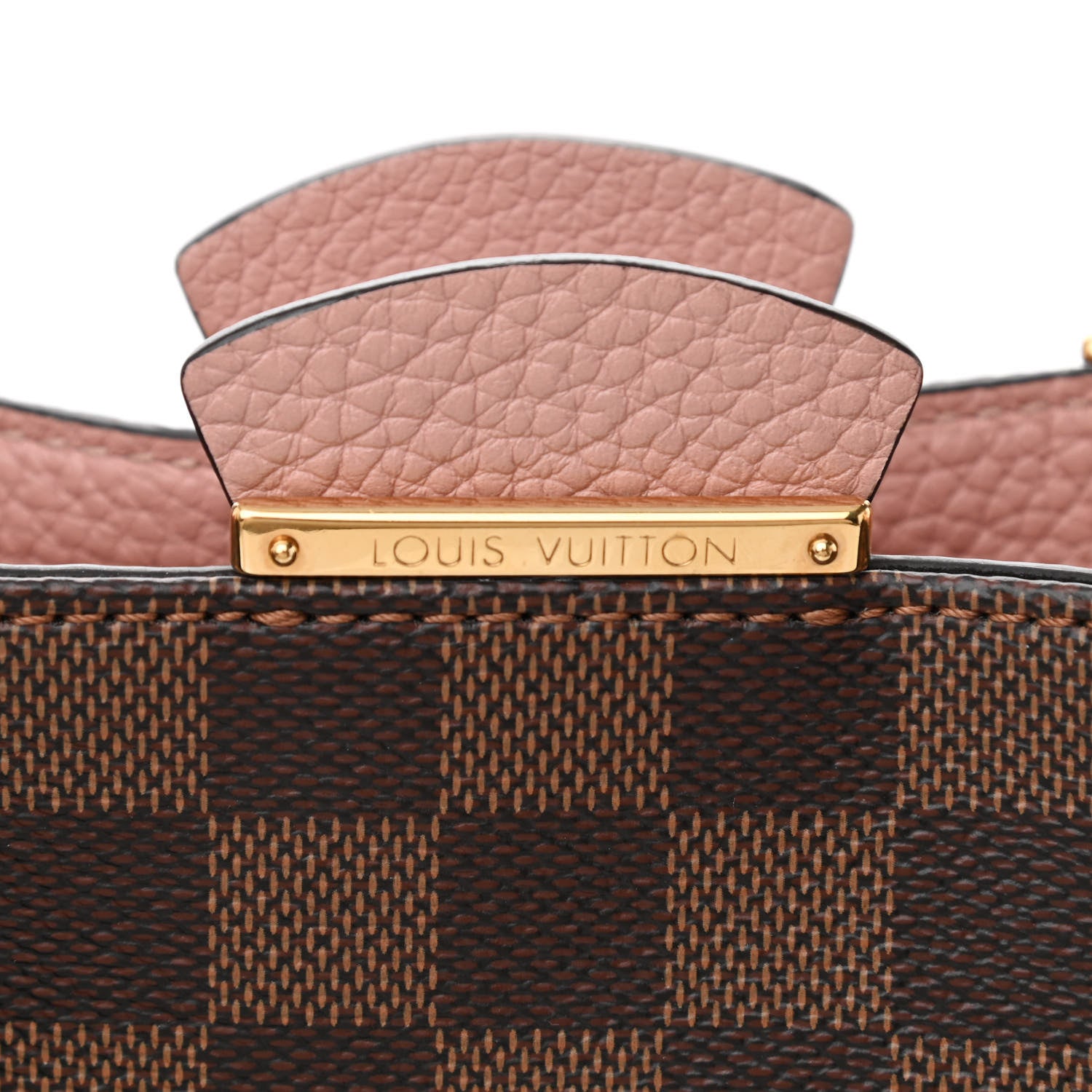 Louis Vuitton Damier Ebene Cuir Taurillon Brittany Magnolia 6 of 8