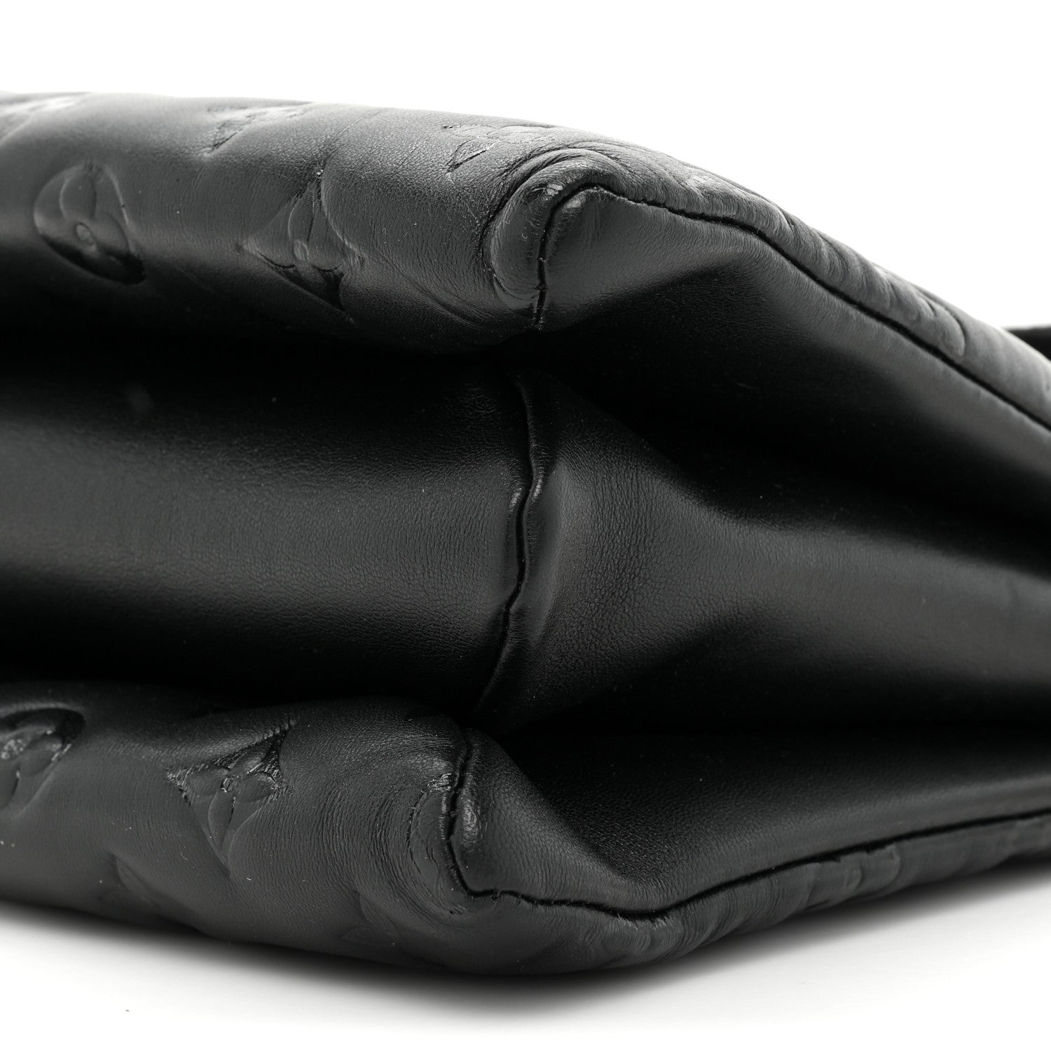 Louis Vuitton Lambskin Embossed Monogram Coussin PM Black 9 of 14