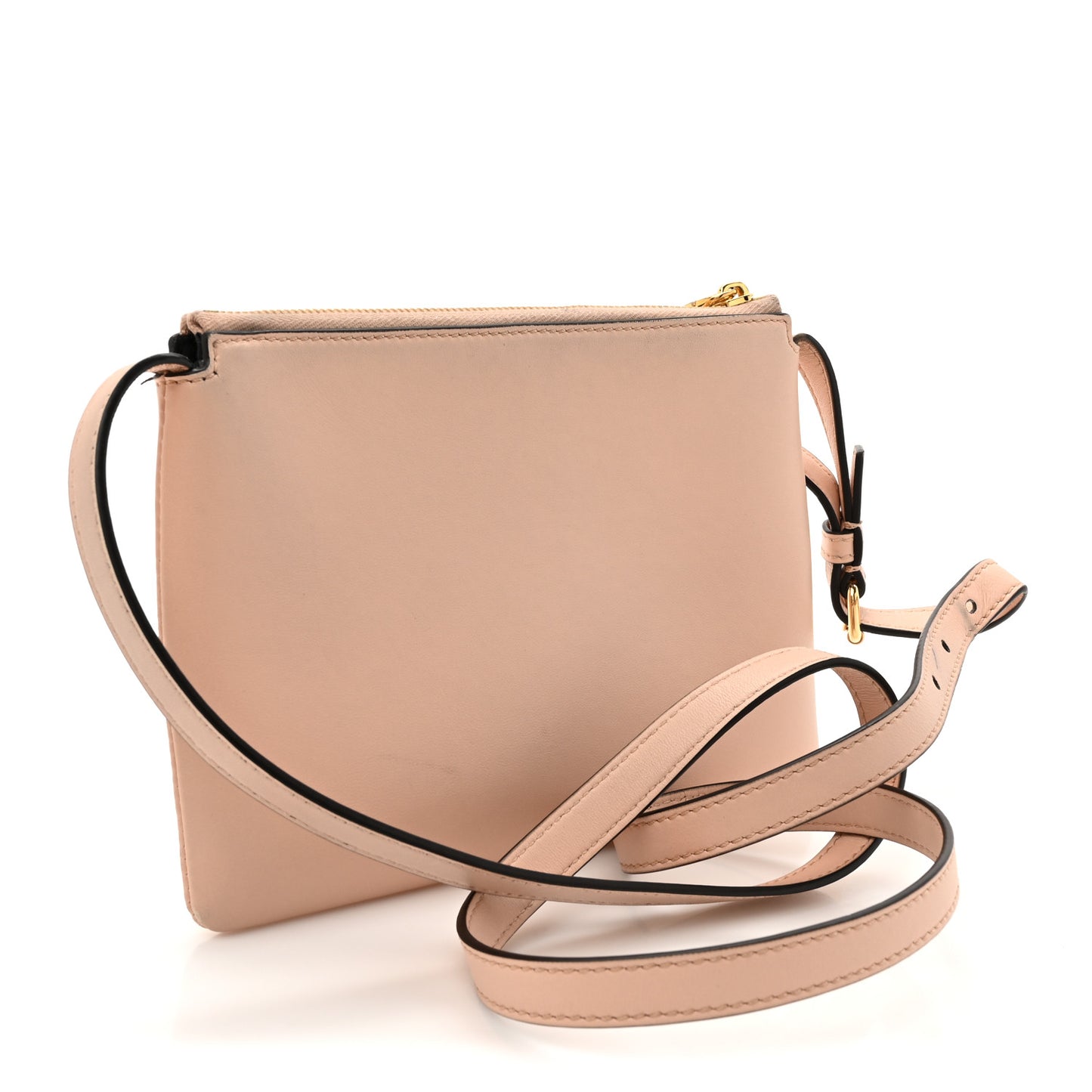 Nappa Mini Crossbody Pouch Light Rose