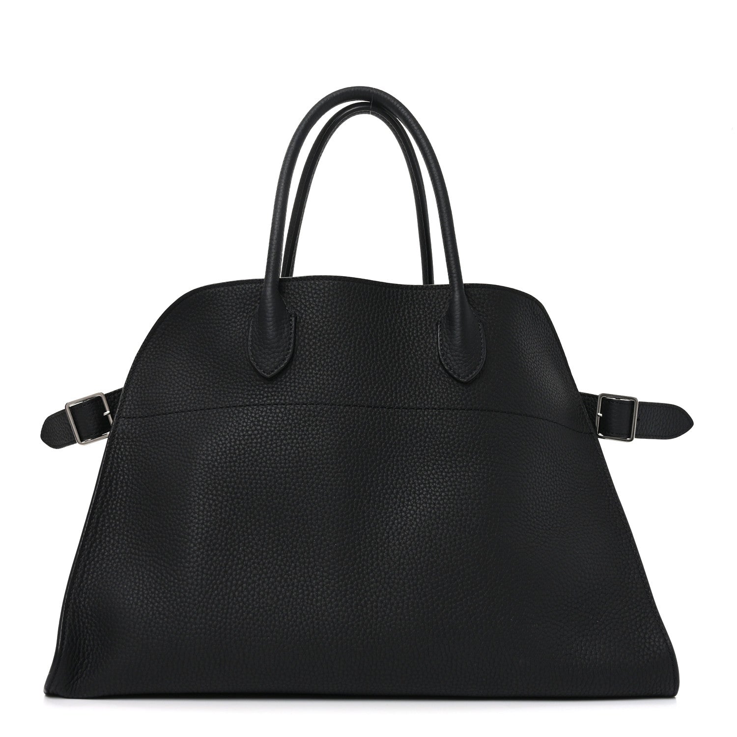 The Row Matte Grained Calfskin Soft Margaux 15 Black 1 of 9
