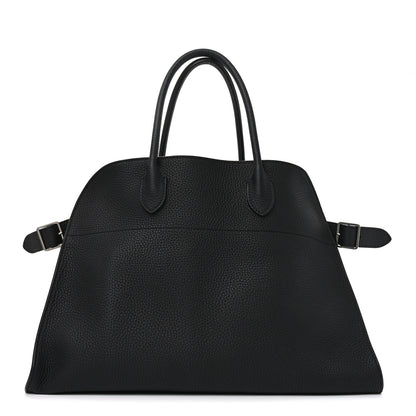 The Row Matte Grained Calfskin Soft Margaux 15 Black 1 of 9