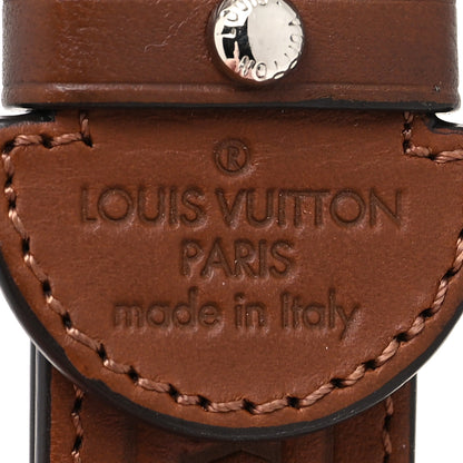 Louis Vuitton Calfskin Dragonne Key Holder Brown 3 of 4