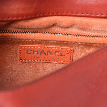 Chanel Calfskin Stitched Medium CC Sellier Flap Red 7 of 21