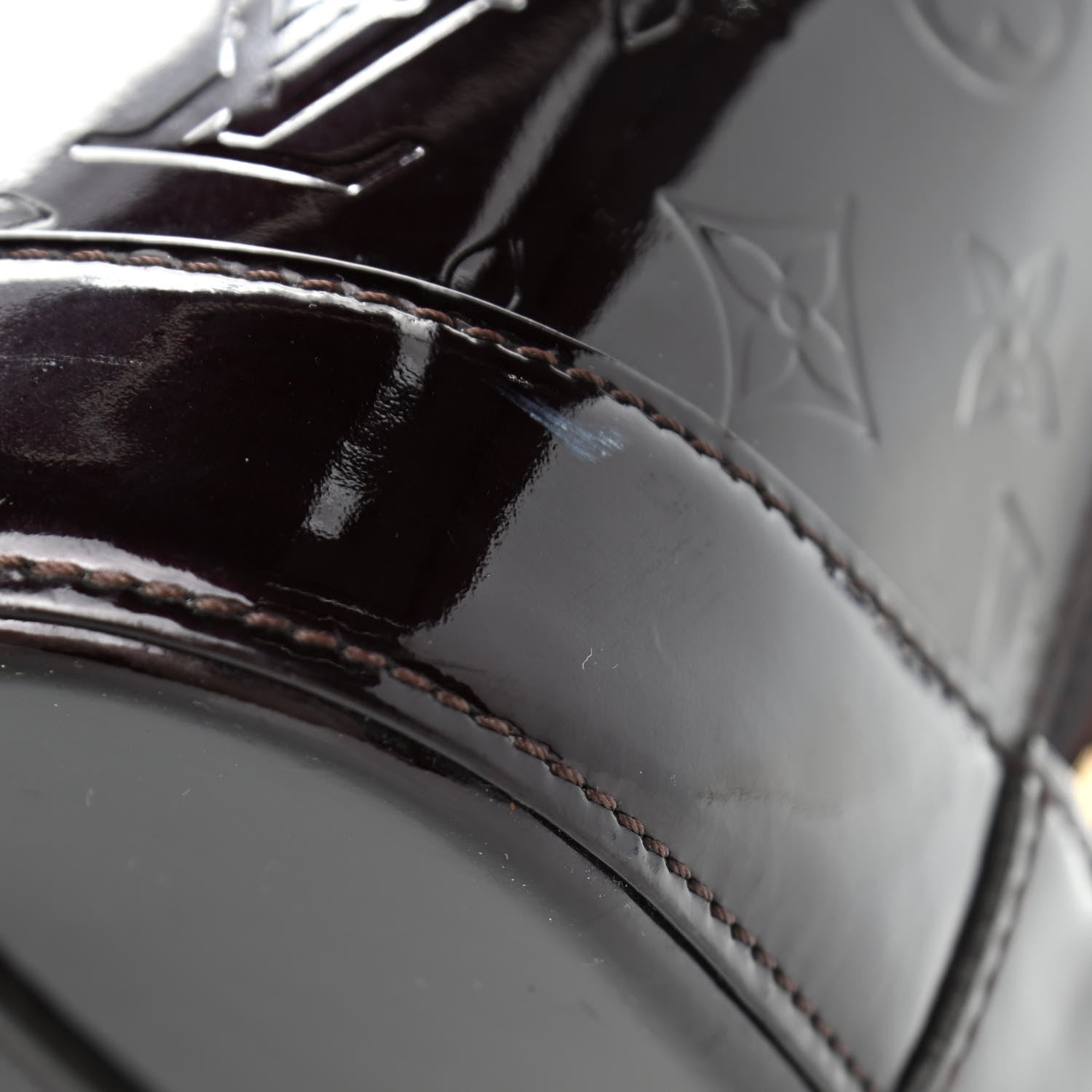 Louis Vuitton Vernis Alma GM Amarante 9 of 11