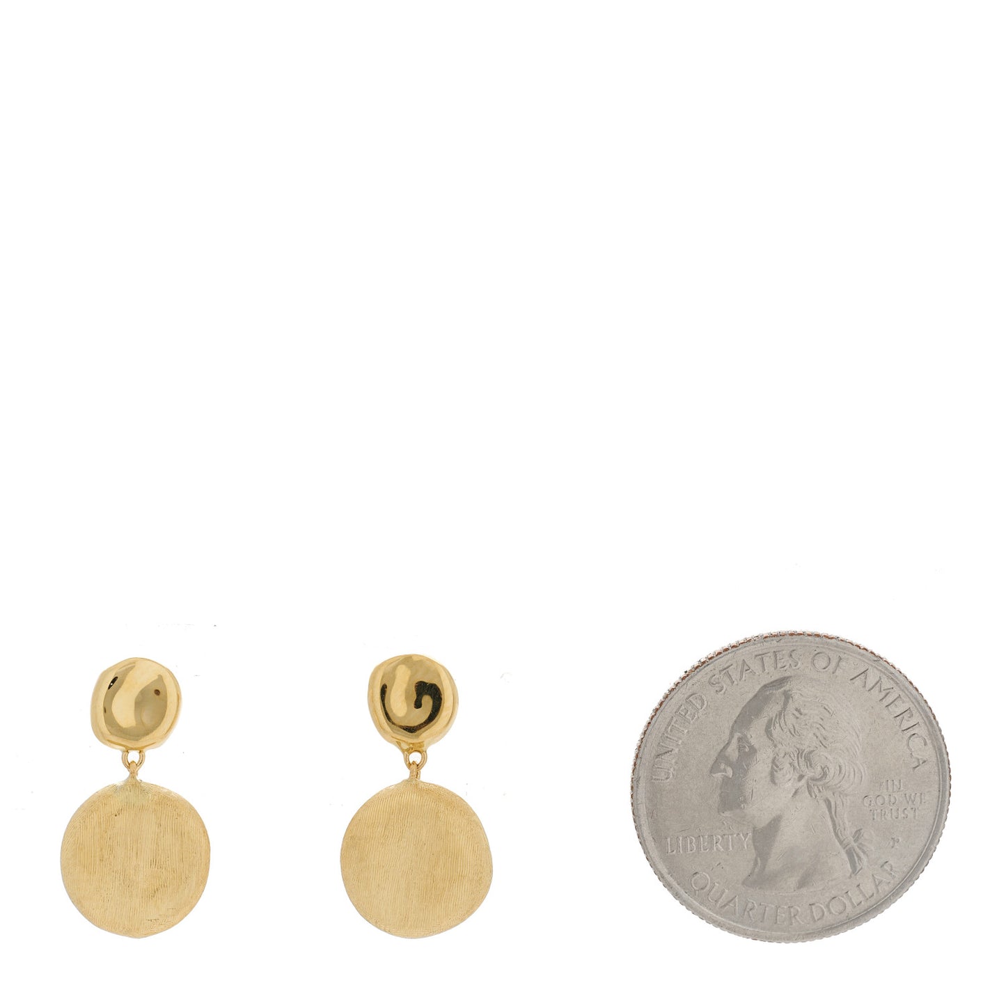 18K Yellow Gold Jaipur Double Drop Earrings