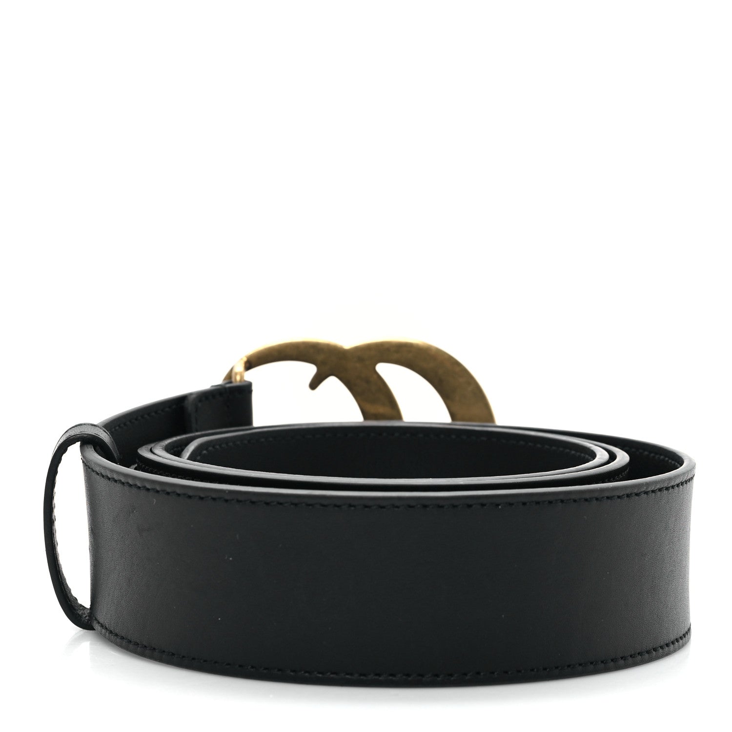 Gucci Calfskin Double G 40mm Belt 95 38 Black 2 of 5