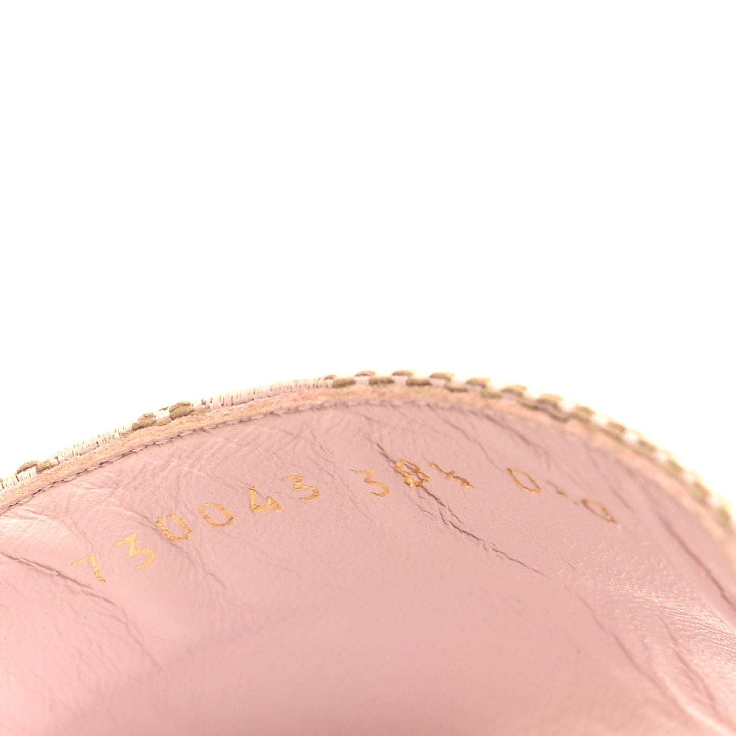 Monogram Jumbo GG Angelina Platform 55mm Slide Sandals 38.5 Beige Perfect Pink