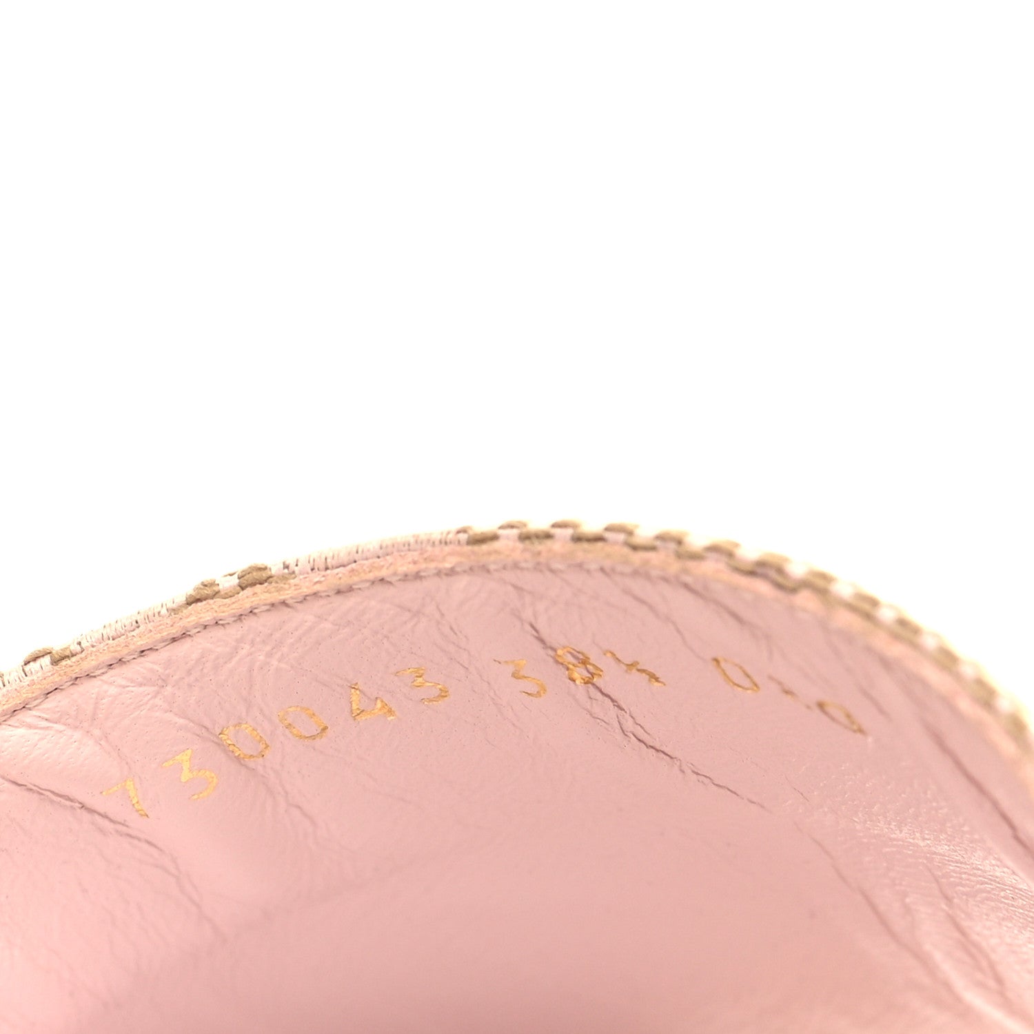 Gucci Monogram Jumbo GG Angelina Platform 55mm Slide Sandals 38.5 Beige Perfect Pink 6 of 8